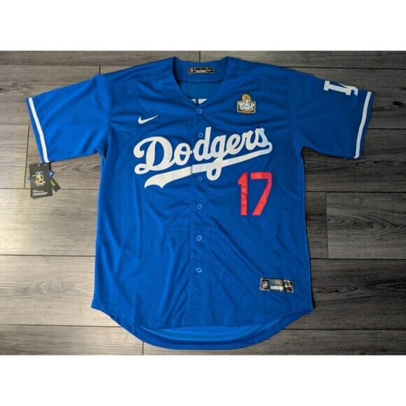 Shohei Ohtani #17 Los Angeles Dodgers Blue 2024 World Series